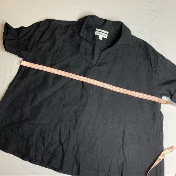 Country Road Tops Country Road Black Linen Top Poshmark